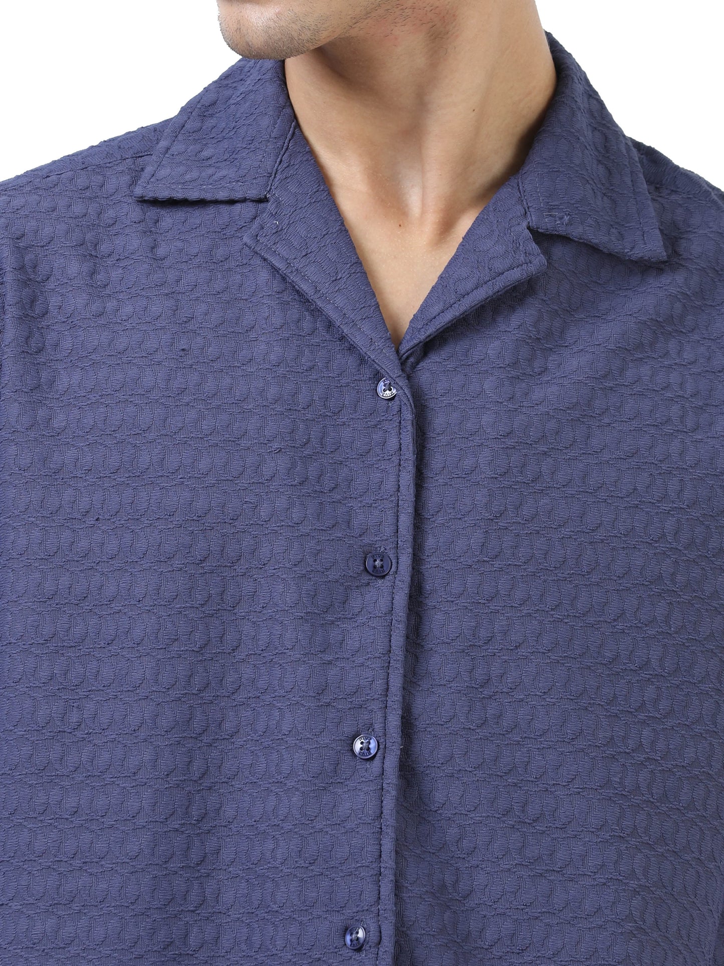 Half sleeve drop shoulder Cotton popcone fabric soft feel